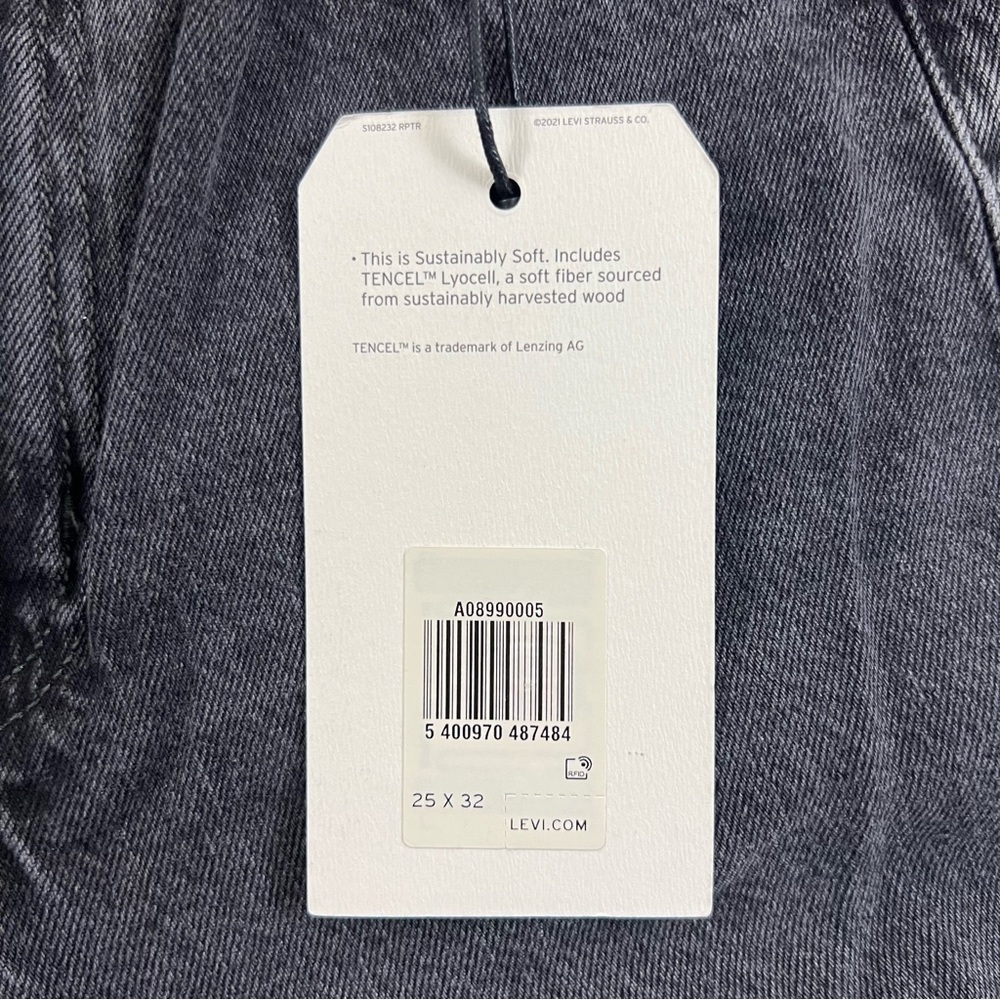 Levi's Women’s Size 25 x 32 Such A Doozie‎ 70's High Flare Denim Jeans - Picture 11 of 11
